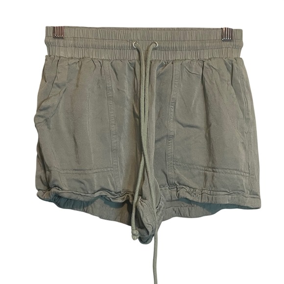 Heir & Thread Pants - Heir & Thread Womens Casual Relaxed Summer Lounge Casual Shorts Green Small